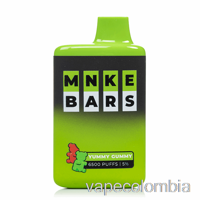 Kit Vape Completo Mnke Bars 6500 Gomitas Desechables Yummy